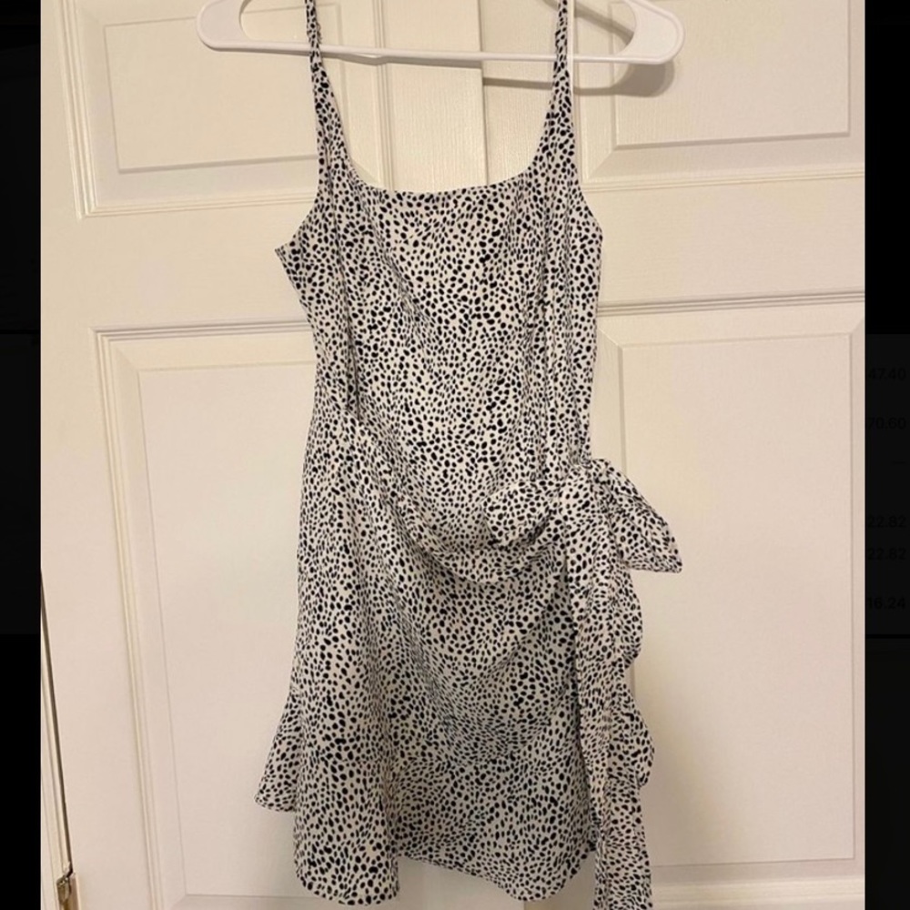 Princess Polly black & white dress